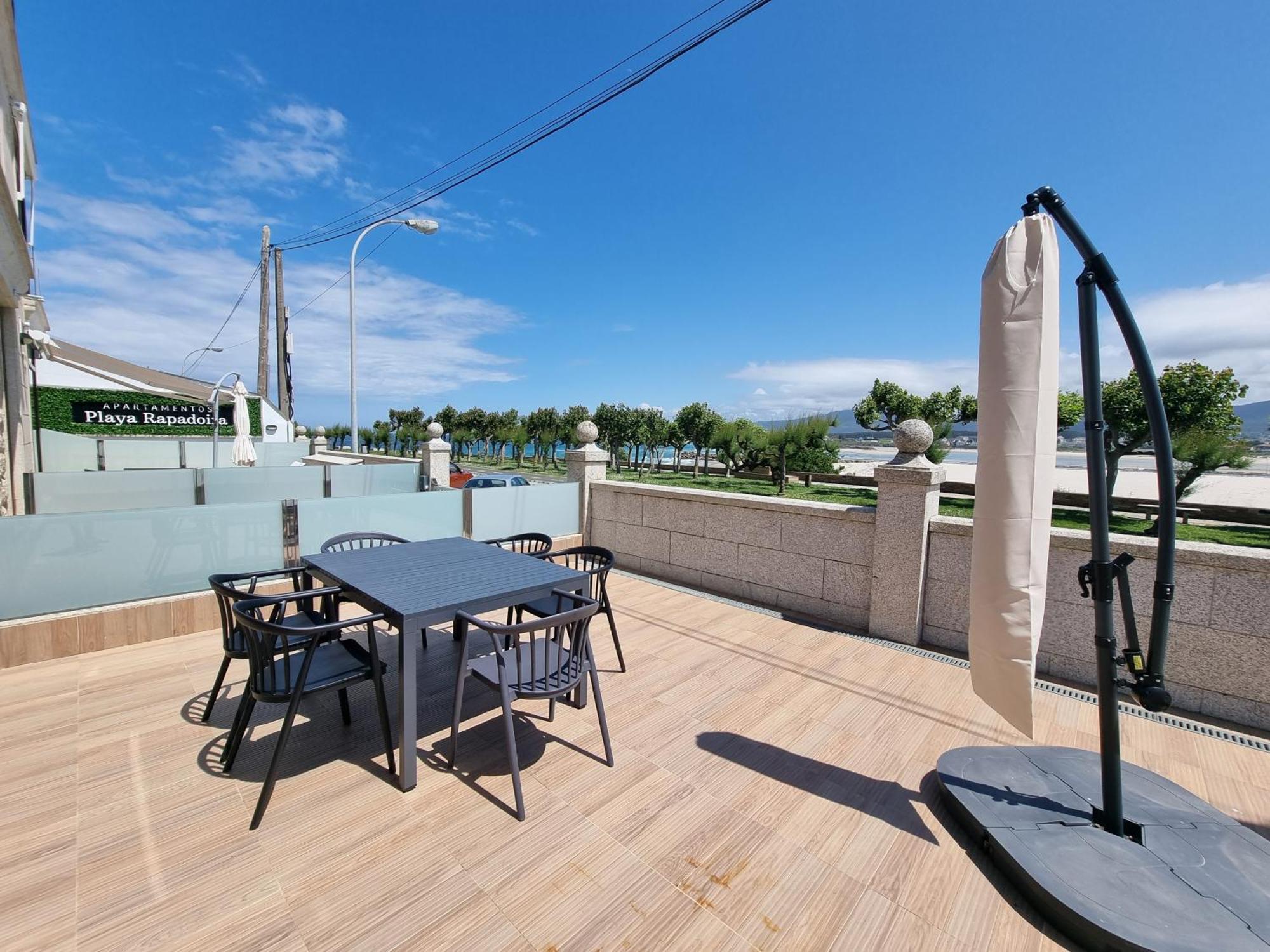 Foz Playa Rapadoira - Bajos Con Terraza Apartman Kültér fotó