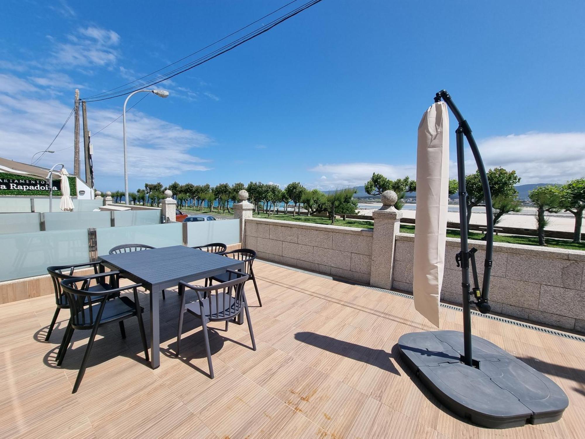 Foz Playa Rapadoira - Bajos Con Terraza Apartman Kültér fotó