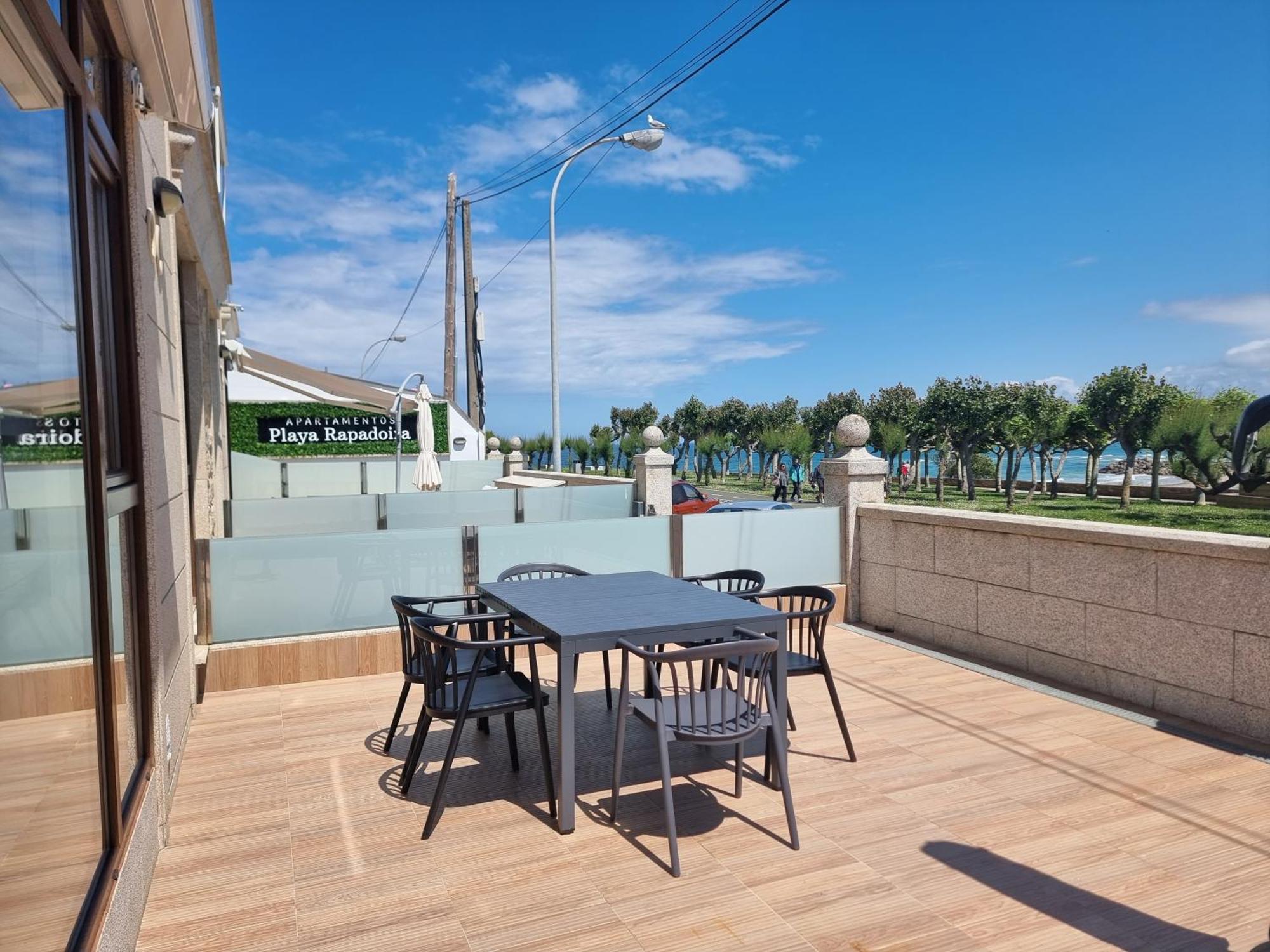 Foz Playa Rapadoira - Bajos Con Terraza Apartman Kültér fotó