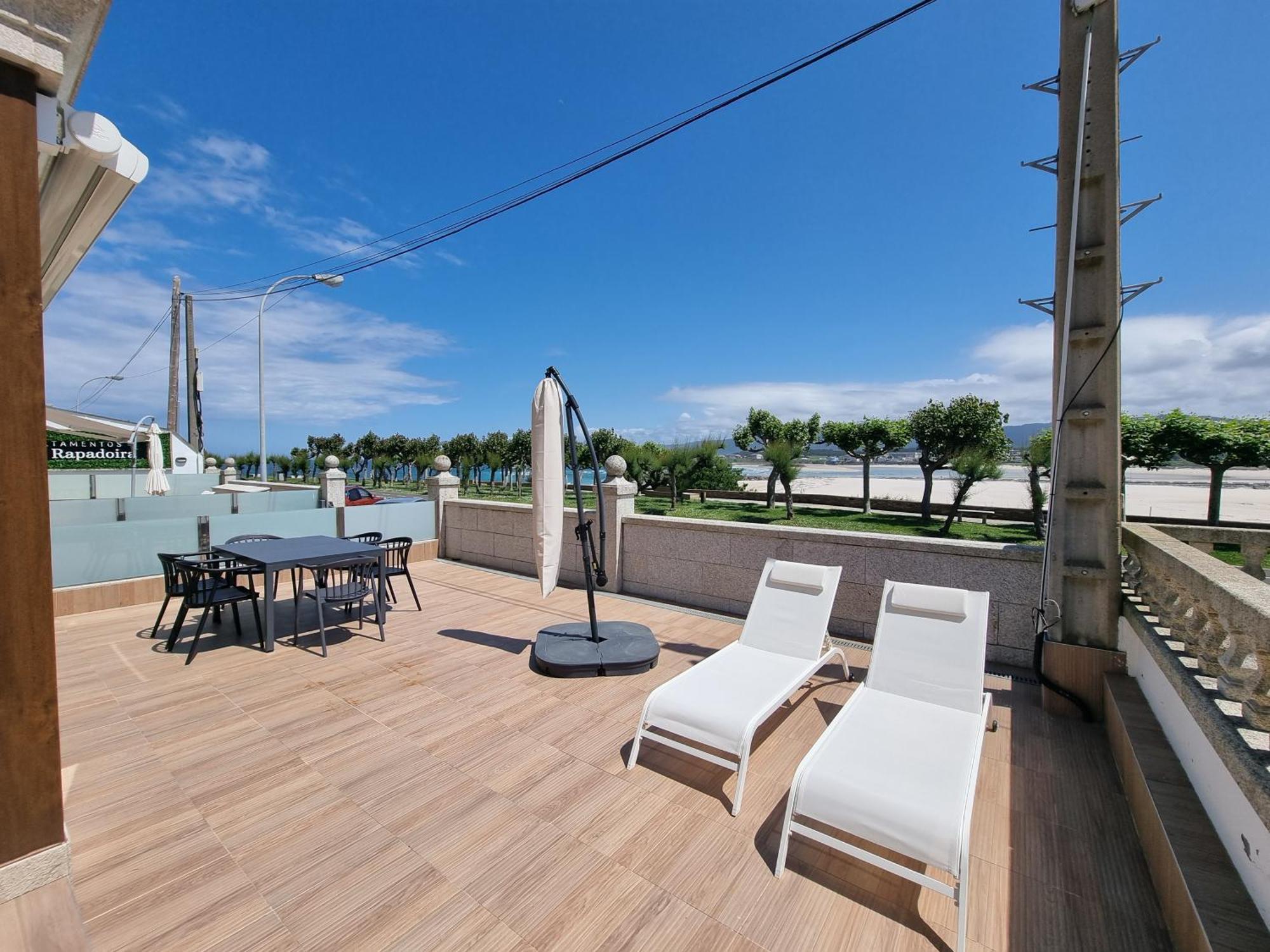 Foz Playa Rapadoira - Bajos Con Terraza Apartman Kültér fotó