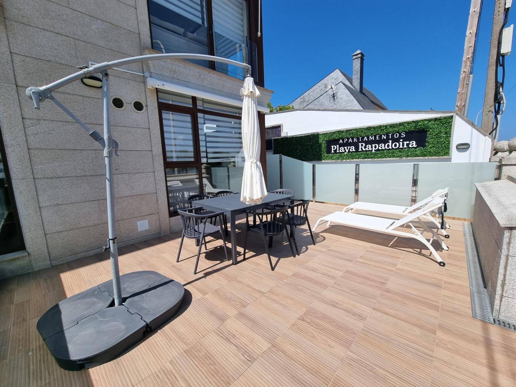 Foz Playa Rapadoira - Bajos Con Terraza Apartman Kültér fotó