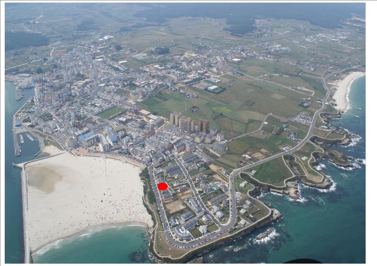 Foz Playa Rapadoira - Bajos Con Terraza Apartman Kültér fotó